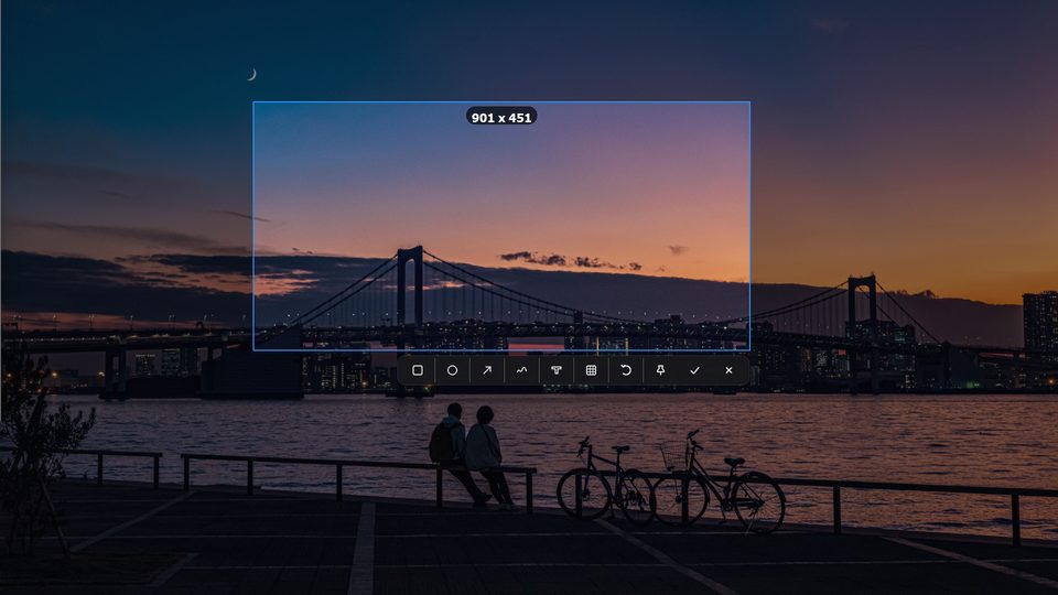 A selected screen region in Mouse4